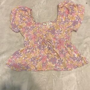 Floral dressy top